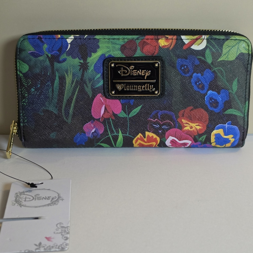 Disney Women's Tote Bag - Black with Colorful Floral Design - Picture 10 of 16